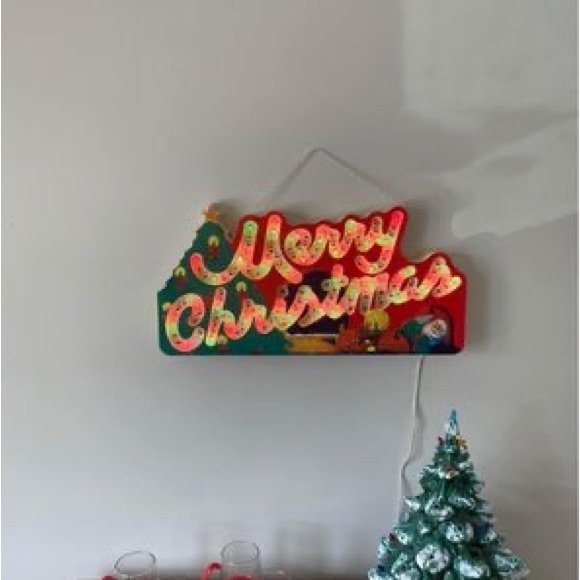 1990’s “Merry Christmas” sign - Picture 2 of 2